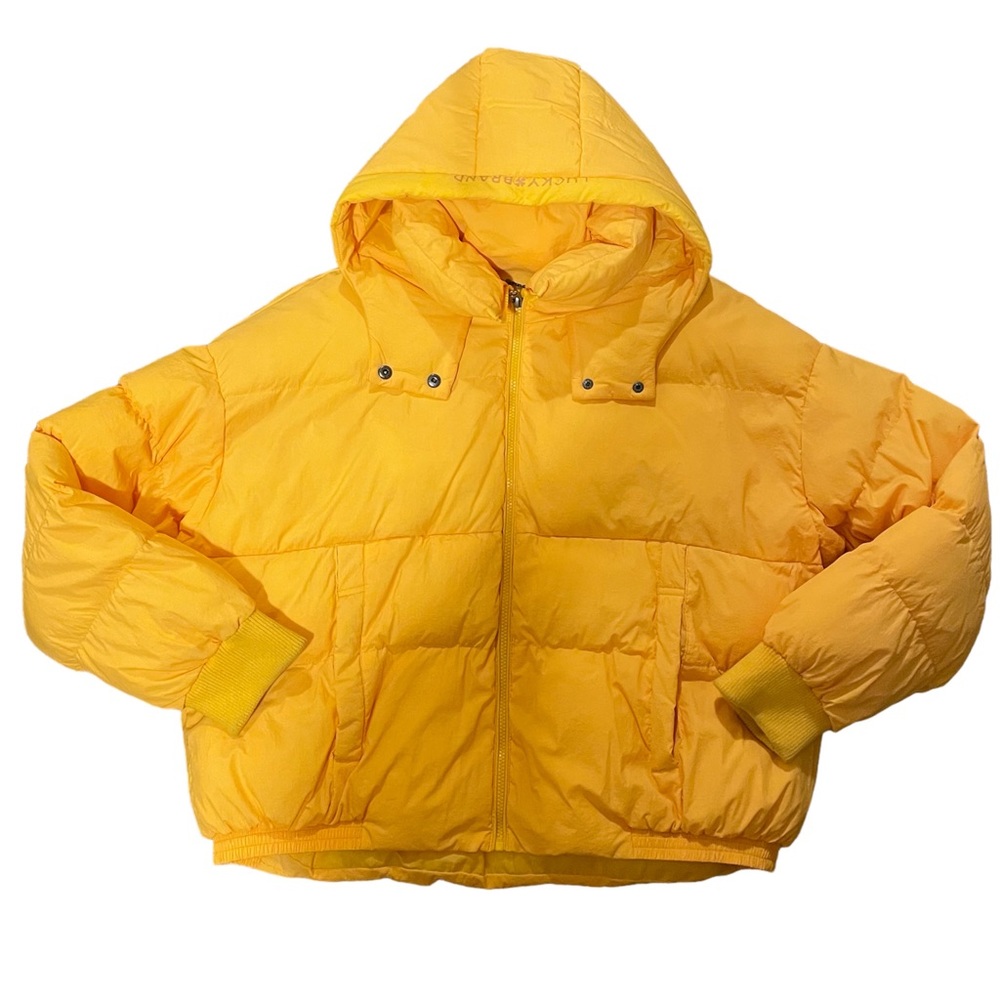 Lucky Brand- Women’s Yellow Puffer Jacket | SZ: XL